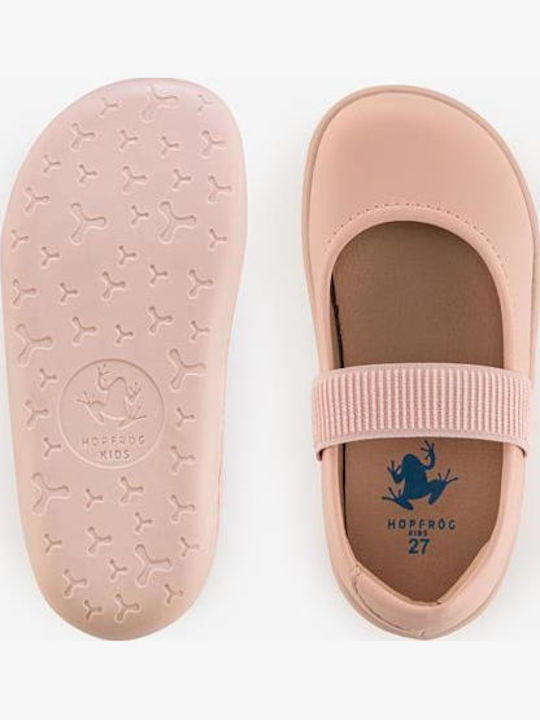 Kids Ballerinas with Hoop & Loop Closure Pink