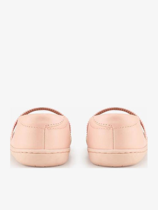 Kids Ballerinas with Hoop & Loop Closure Pink