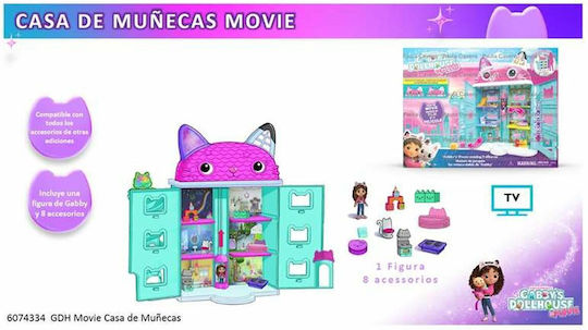 Spin Master Gabby's Dollhouse The Movie - 'Gabby's' Meow-Mazing Dollhouse Plastic Dollhouse