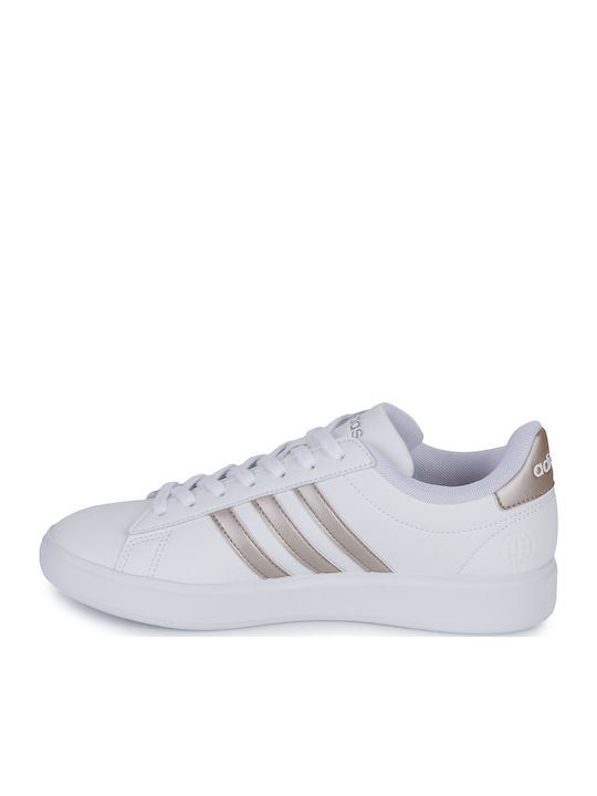 adidas gazelle silver green womens Adidas Women's Lace Up Grand Court 2.0 Cloudfoam Lifestyle Low-Top Sho —  Ewirelessgear main image 1