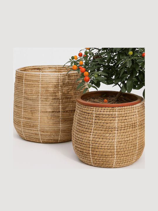 Polihome Morsal Decorative Basket Wicker 30x30x100cm