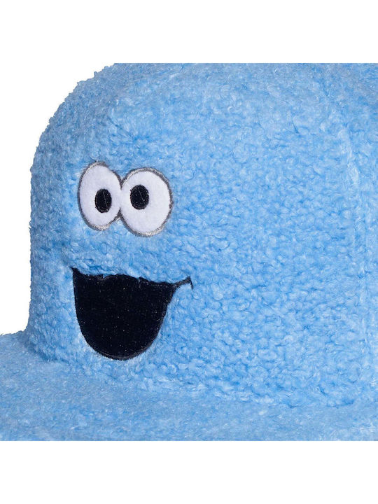 Difuzed Kids' Hat Bucket Fabric Sesame Street Cookie Monster Light Blue