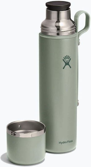 Hydro Flask Flask Чаша Термос Неръждаема Стомана 1.065л Зелен С Дръжка