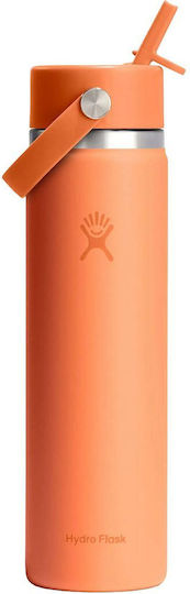 Hydro Flask Μπουκάλι Θερμός Ανοξείδωτο 621ml Nectar με Καλαμάκι