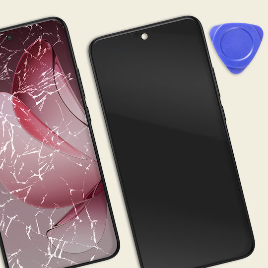 Relife Complete Screen Oppo Reno 13 Pro Lcd Panel Chassis Touch Glass Black