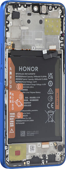 Honor Original Complete Screen Honor X8 Lcd Panel Glass 3900mah Battery Black