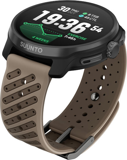 Suunto Race 2 Titan 49mm Wasserdicht Smartwatch mit Pulsmesser (Titanium Trail)