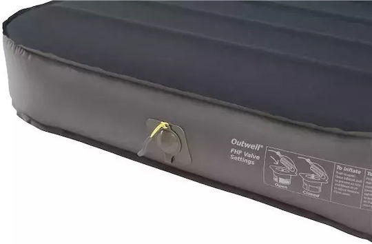 Outwell Αυτοφούσκωτο Ημίδιπλο Υπόστρωμα Camping 200x77cm Πάχους 7.5cm Μπλε