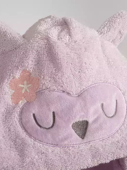 Nef-Nef Homeware Παιδικό Μπουρνούζι Best Friends Λιλά με Κουκούλα Nef-Nef Homeware Παιδικό Μπουρνούζι Best Friends Λιλά με Κουκούλα