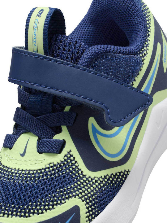 Cosmic Runner Încălțăminte Sport Copii Alergare cu Închidere Hoop & Loop Albastre
