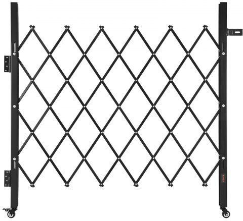 Vevor Metal Fence Gate in Black Color 51.57x43.31cm