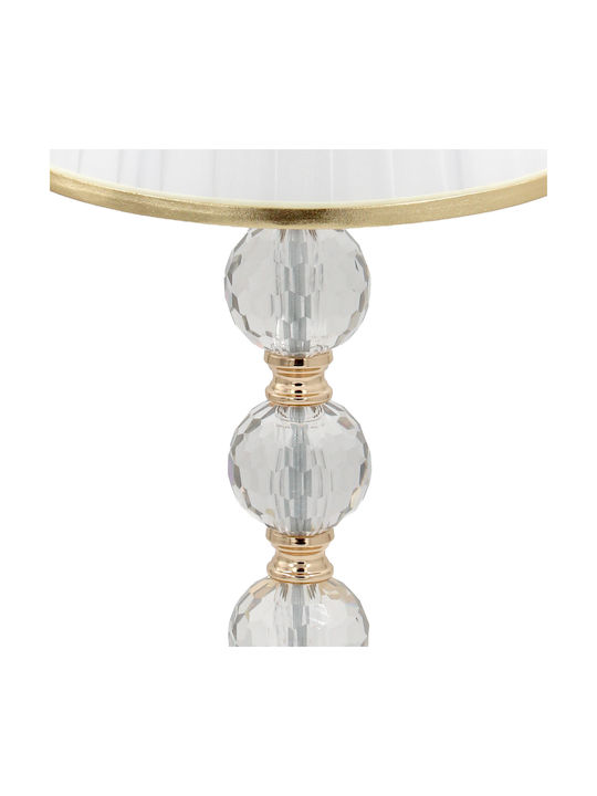 Keskor Metal Table Lamp for Socket E27 with Gold Shade and Base