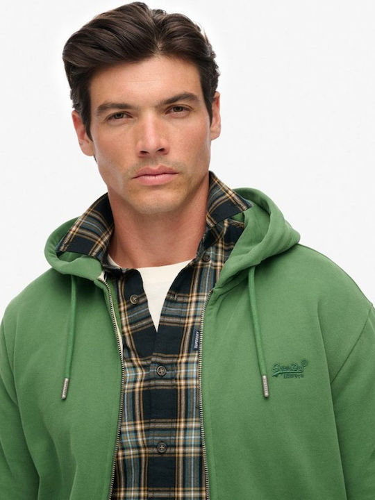 Sweatshirt with Hood Green