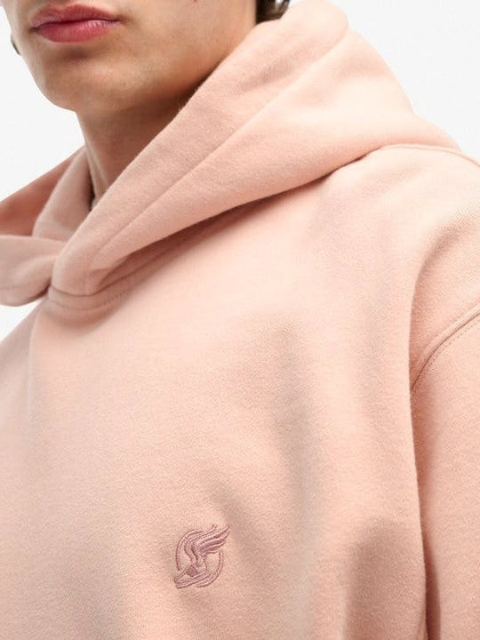 Ovin Sweatshirt with Hood Ashy Pink