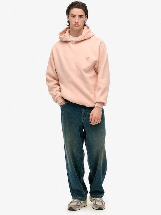 Ovin Sweatshirt with Hood Ashy Pink