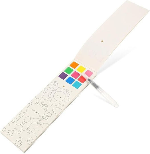 Mini Carte De Colorat Pictură Cu Apă 20 Pagini Ilustrații 4 Ani+