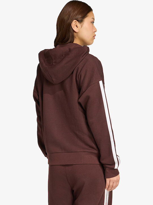 Women's Sweatshirt Hooded Brown