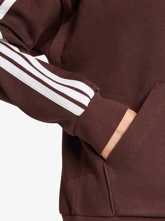 Women's Sweatshirt Hooded Brown