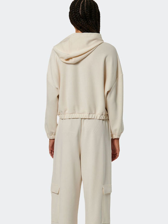 Body Action Jacket Salt Ecru with Hood
