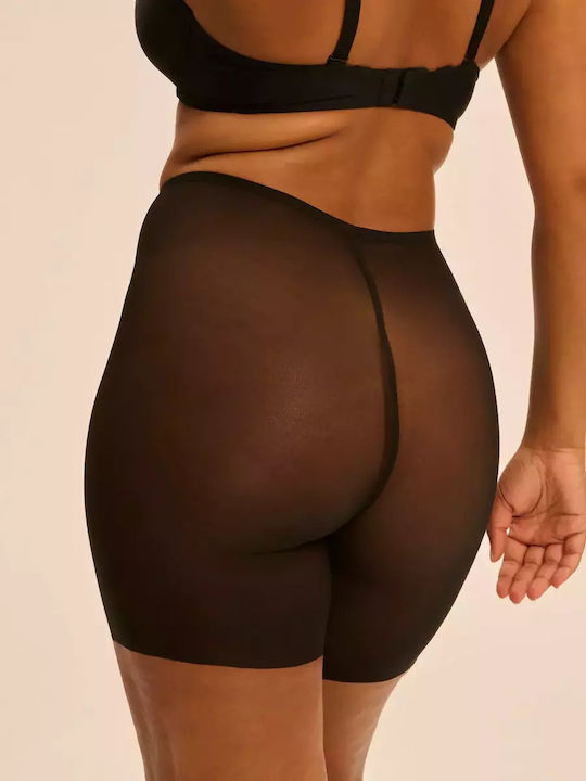 High-waisted Women's Boxer Seamless Black