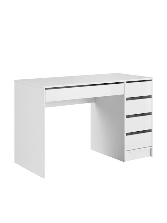 Градски бюро Ada Дървено Λευκό 120x55x75cm