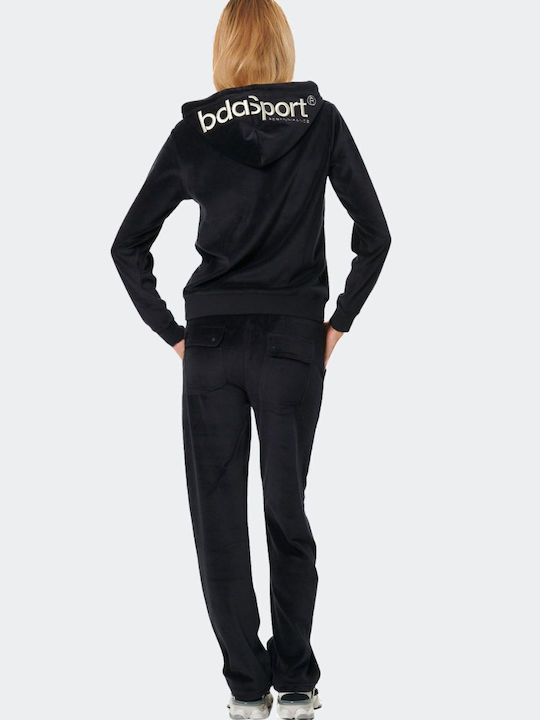 Sweatpants Velvet Black