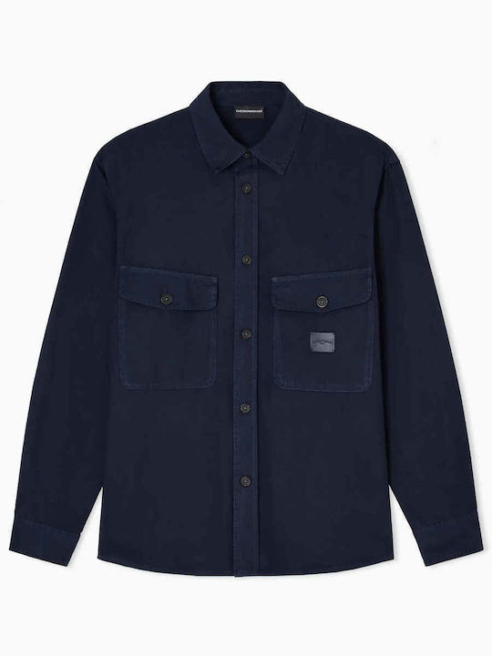 Langärmlig Hemd Dark Blue