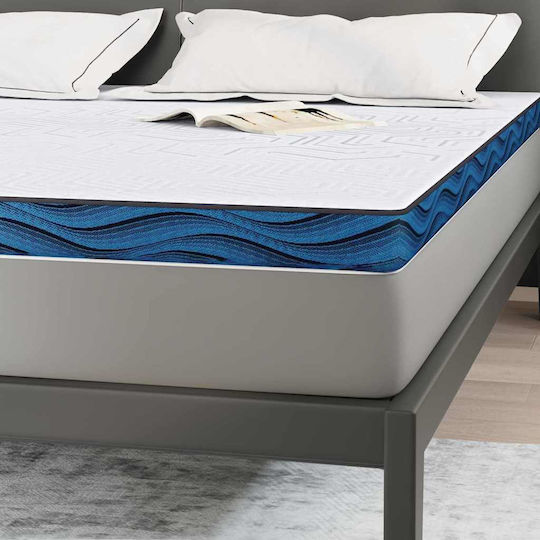vidaXL Topper King Size Poliester 200x200x8buc