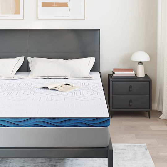 vidaXL Topper King Size Poliester 200x200x8buc