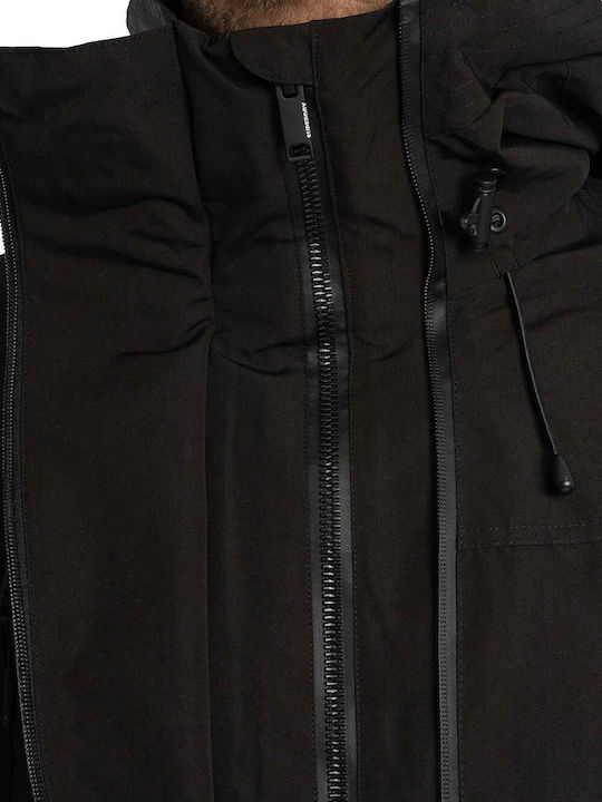 Μπουφάν Αντιανεμικό Stealth Black