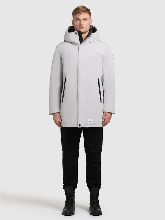 Winter Jacket Parka Waterproof Gray