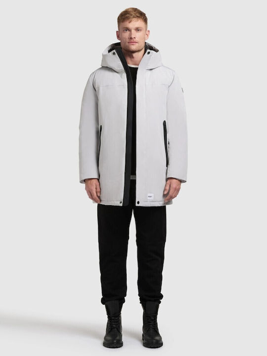 Winter Jacket Parka Waterproof Gray