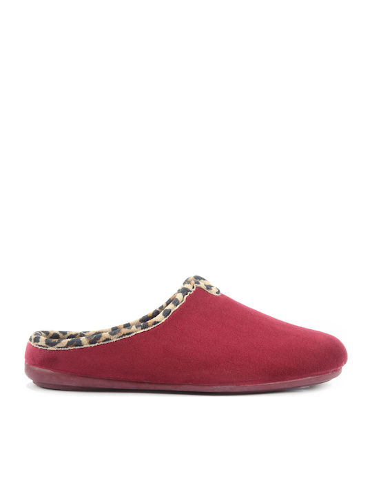 Winter Women's Slippers Burgundy