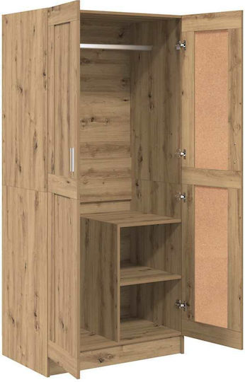 Doppeltür Kleiderschrank Artisian Oak 82.5x51.5x180cm