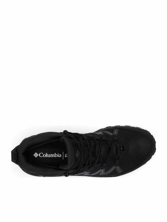 Columbia Peakfreak Ανδρικά Ορειβατικά Μποτάκια Αδιάβροχα Μαύρα