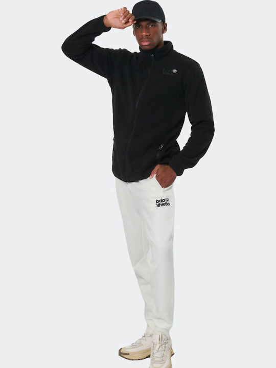 Men's Fleece Cardigan Black