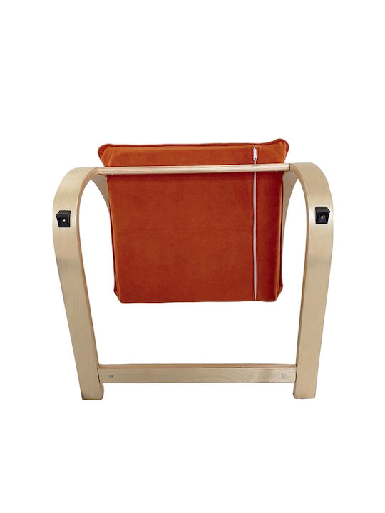 Armchair Orange 67x78x92cm