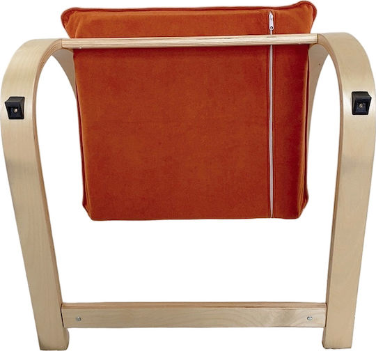 Armchair Orange 67x78x92cm