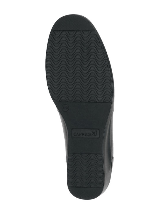 Δερμάτινα Γυναικεία Loafers σε Μαύρο Χρώμα