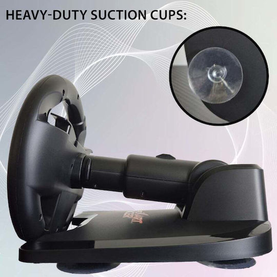 Subsonic Pro Kart Racer Duo Τιμονιέρα με Πετάλια για Switch / Switch 2 με 180° Περιστροφής