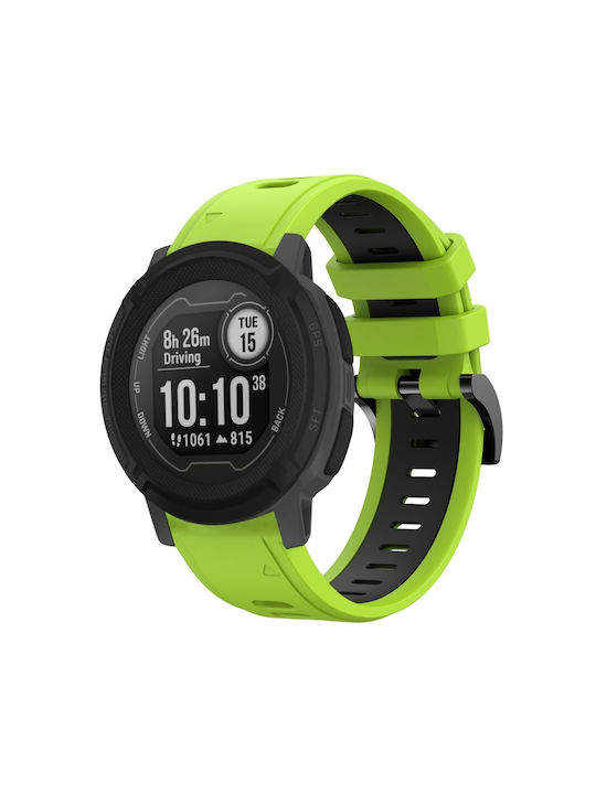 Garmin Instinct 22mm Curea Sport Dublu Color Silicon Pentru Ceas Verde Strălucitor + Negru Garmin Instinct 22mm Curea Sport Dublu Color Silicon Pentru Ceas Verde Strălucitor + Negru