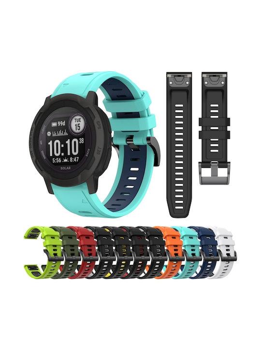 Λουράκι Σιλικόνης Μαύρο (Garmin Instinct 2)
