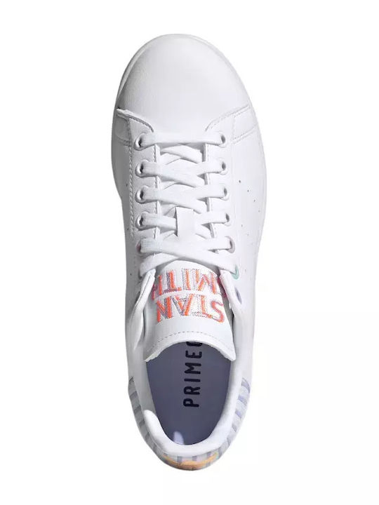 Stan Smith Damen Sneakers Cloud White / Violet Tone / Clear Pink