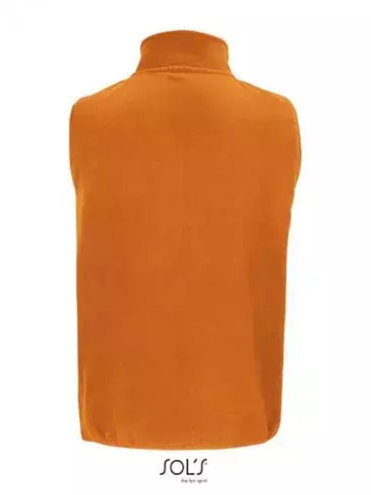 Sol's Factor Ανδρική Διαφημιστική Ζακέτα Αμάνικη Orange