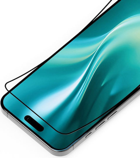 Etteri 9D Full Glue Tempered Glass Black (iPhone 16 Pro Max / iPhone 17 Pro Max / iPhone 17 Pro)
