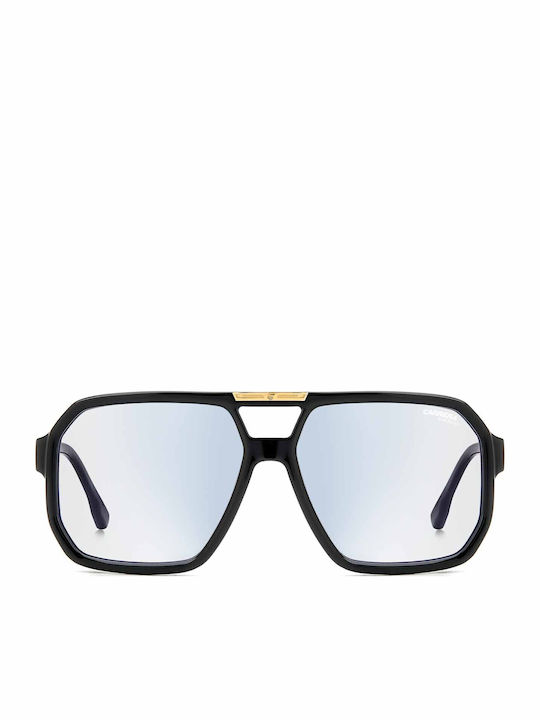 Carrera Unisex Ochelari De Soare Cu Ramă Neagră Din Plastic Și Lentile Gri 01/BB 2M2/15