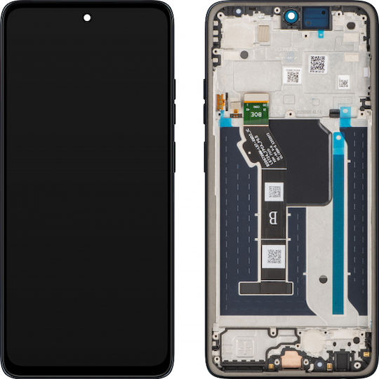 Motorola Screen with Touch Mechanism for Motorola Moto G56 (Black)