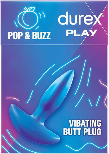 Durex Πρωκτική Σφήνα με Δόνηση Μπλε