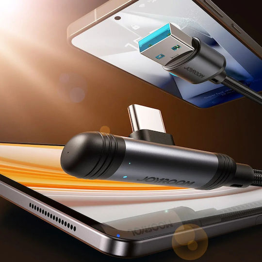 Joyroom Series USB 2.0 Cable USB-C male - USB-A 20W Black 1.2m
