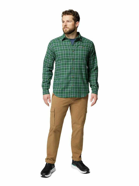 Columbia Cornell Woods Φανελένιο Πουκάμισο Regular Fit Rain Forest